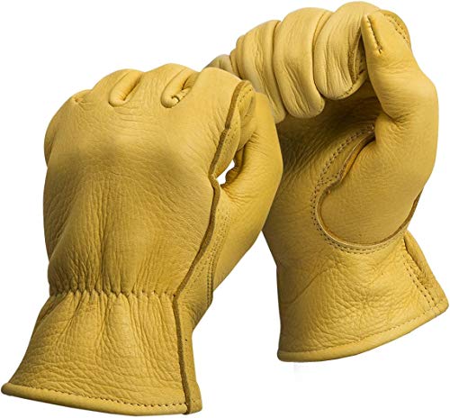 American Men's Deerskin Leather Gloves with Thinsulate Lining